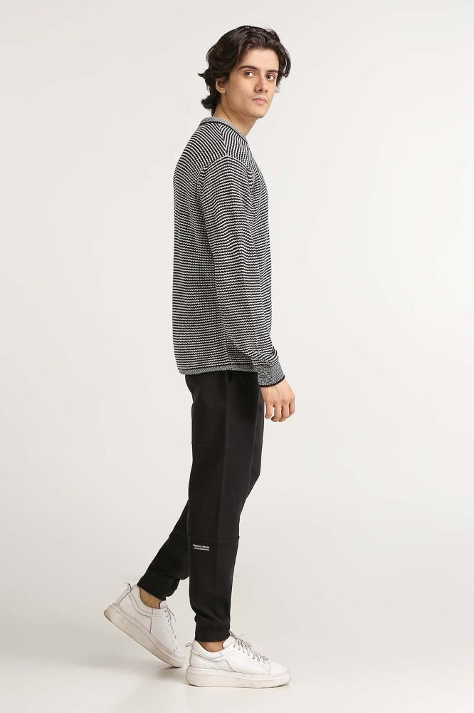 Charcoal Basic Sweater