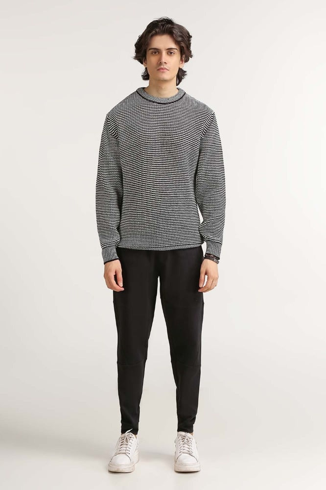 Charcoal Basic Sweater