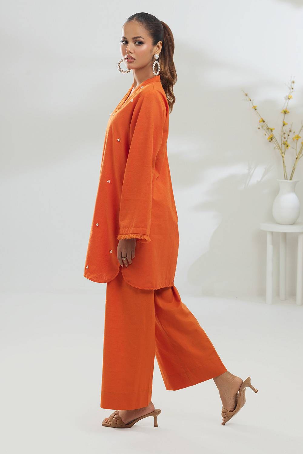 Poly Viscose Embellished Co-Ord Set