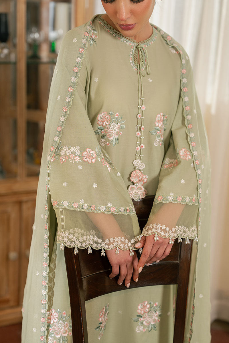 Floral Hush- 3Pc Embroidered Lawn Suit