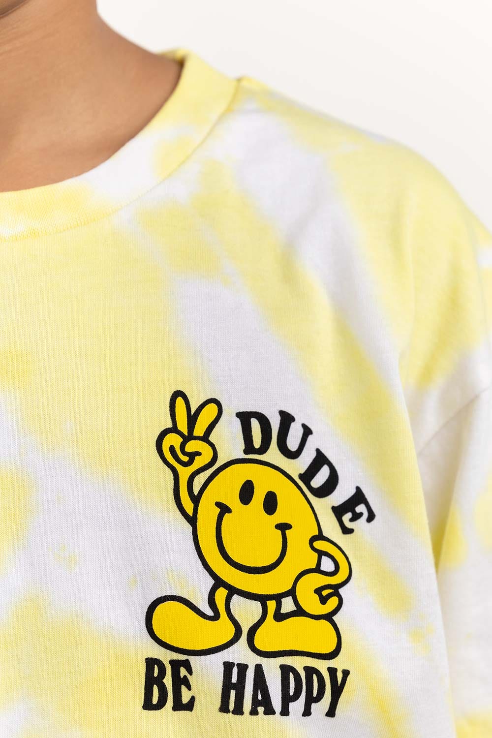 Junior Boy Multi Round Neck Tie Dye T-Shirt 224