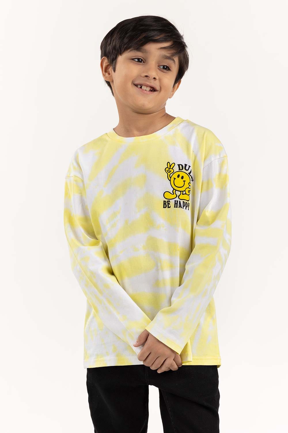 Junior Boy Multi Round Neck Tie Dye T-Shirt 224