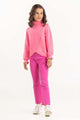 Junior Girl Pink Sweater With