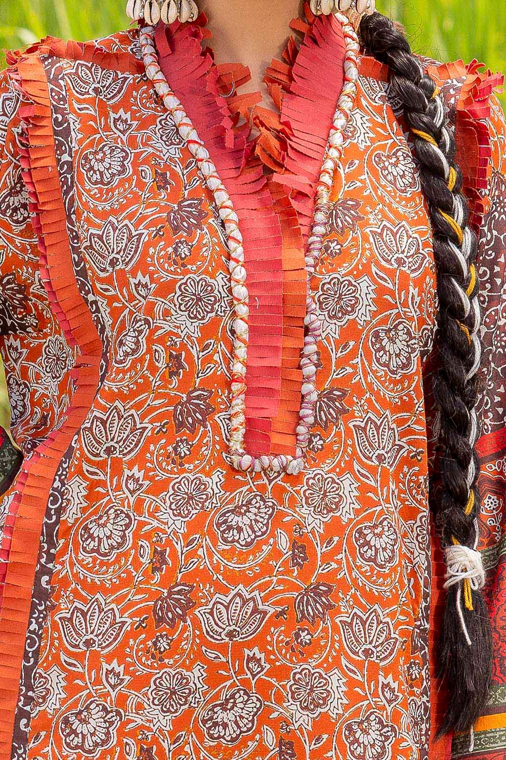 2 Piece Unstitched Printed Lawn Suit