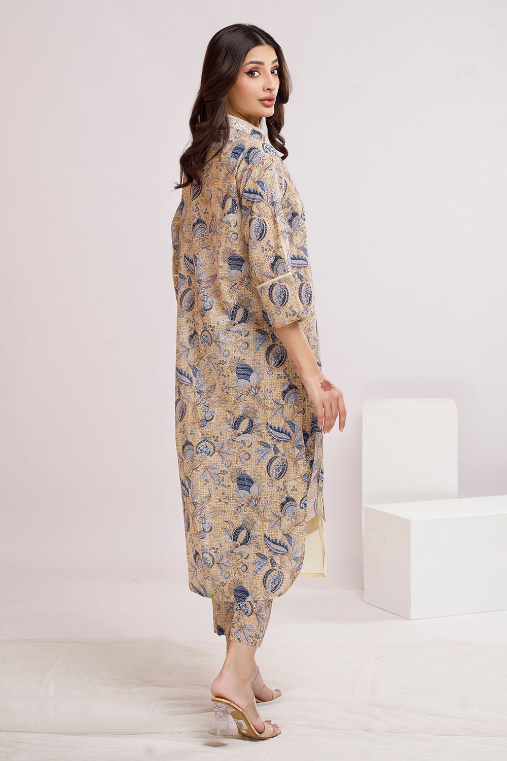 2 Piece Unstitched Printed Lawn Suit