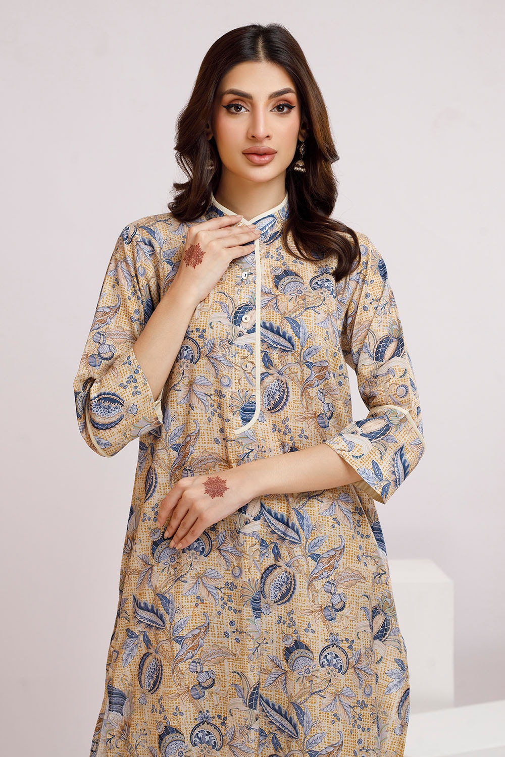 2 Piece Unstitched Printed Lawn Suit