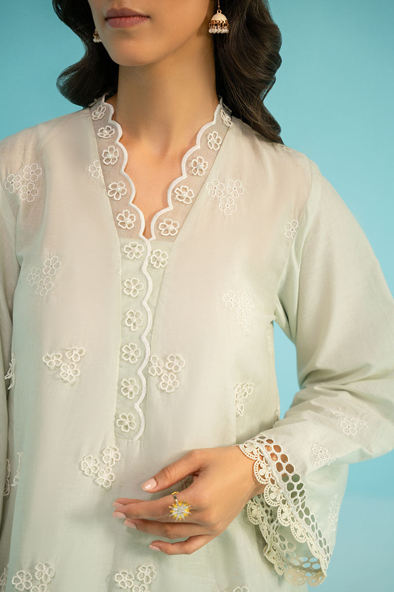 Mint Mist-2Pc (Shirt & Trouser)