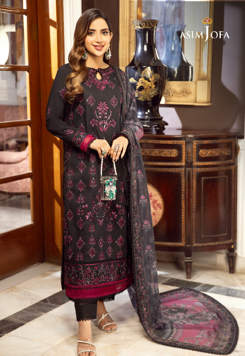 Ajai-35 Embroidered Cambric 2 Pcs